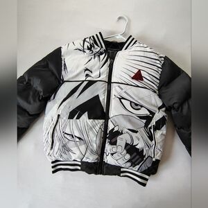 Black Pyramid Arctic Expedition Puffer Jacket Black And Grey  Size L